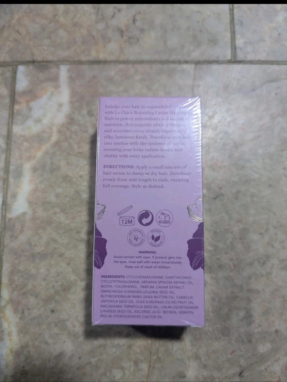 Repairing Hair Serum Keratin & Argan Oil - Picture 3 of 3
